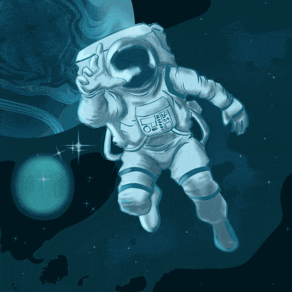 Illustration section 1 astronaut 1